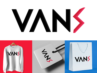 Redesign do logo da Vans design graphic design identidade visual logo marca redesign vector