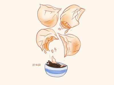 Food We Look Forward To dumplings food food illustration illustration