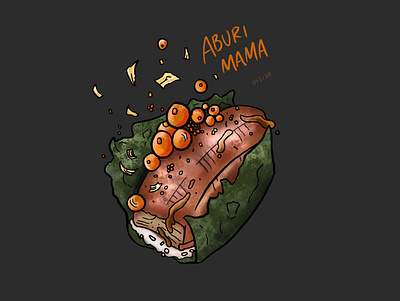 Food We Look Forward To food food illustration illustration japanese sushi unagi