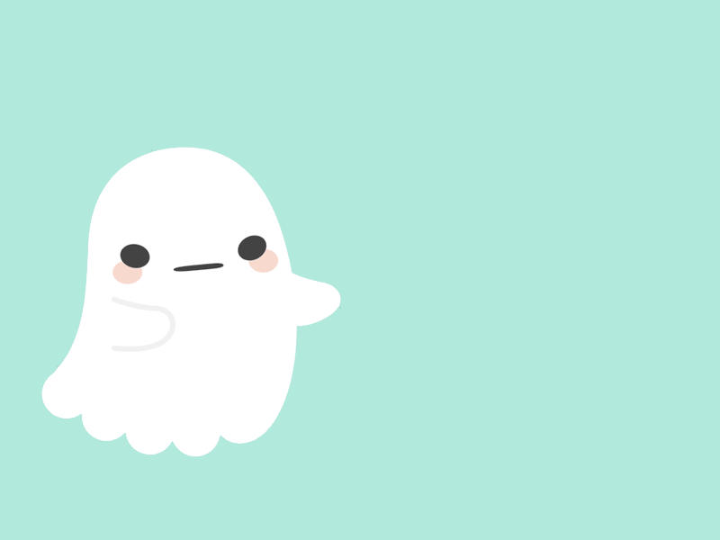cute gif ghost