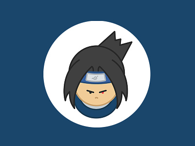 Sasuke anime asian character cute illustration naruto sasuke