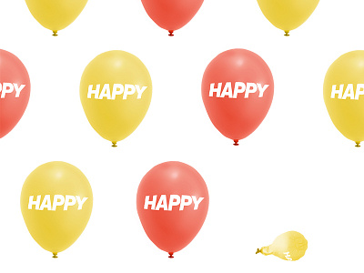 H, A, P, P, Y balloons celebration friday happiness happy honesty pattern