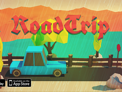 Roadtrip - Game Poster game game art game artist game poster