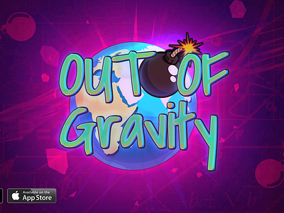 Out of Gravity - Game Poster game art game design game designer game poster unity