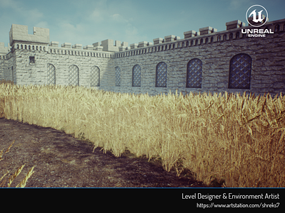 Castle Walkway - Environment Art environment art foliage game art game design game designer unreal engine