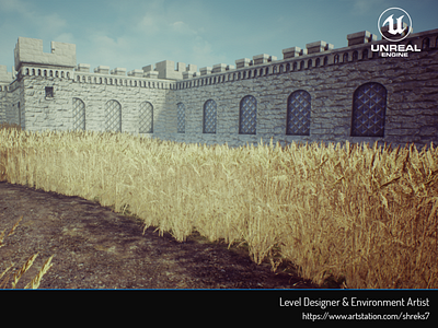 Castle Walkway - Environment Art