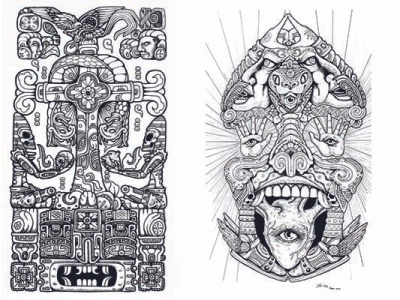 mayan tree of life/ DMT visions