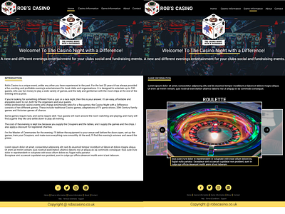 Casino Desktop Design graphic design ui ux web design