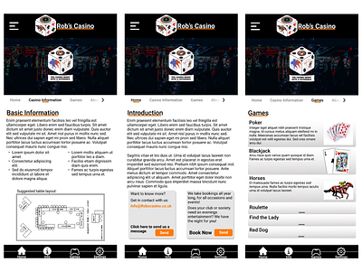 Casino Mobile Design graphic design mobile mobile design ui ux web design