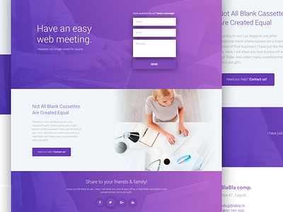 Web design site practice