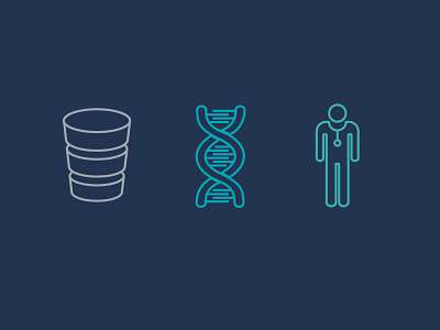 Medical Research Icons database dna doctor icons line medical science