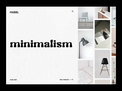 "Minimalism" Collection branding design flat graphic design minimal page ui ux web