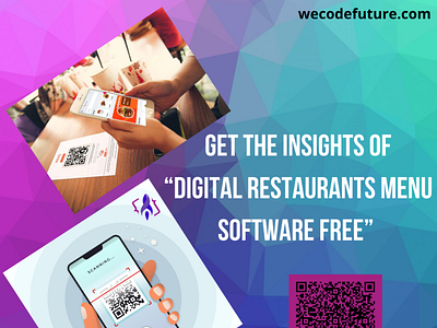 Get The Insights Of “Digital Restaurants Menu Software Free” digitalmenu qrcode qrcodemenu restaurantbusiness restaurantmenu