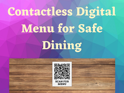 Contactless Digital Menu for Safe Dining digitalmenu qrcode qrcodemenu restaurantbusiness restaurantindustry restaurantmenu