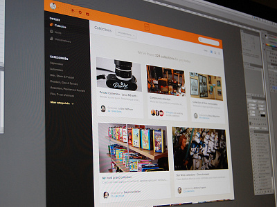 Explore collections ending explore interface never orange ui web