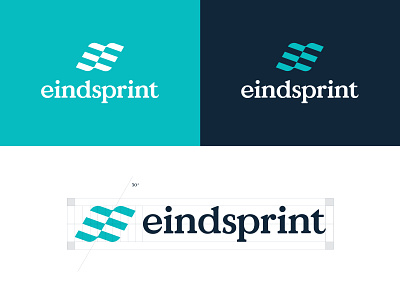 Eindsprint 🇳🇱 branding concept design identity logo typography vector web