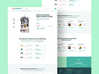 Product page clean deals detail product simple ui web website