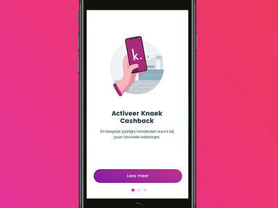 Knaek - Onboarding app appdesign design illustration interface ios layout onboarding purple ui uidesign