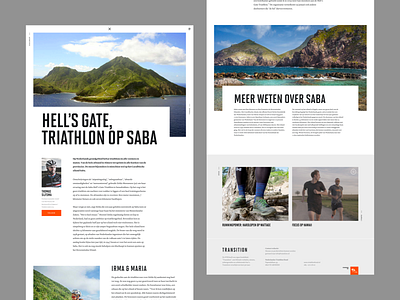 Transition - Special dark design desktop layout magazine netherlands ui web website