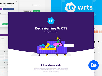 WRTS - Behance Case Study behance branding case case study design illustration logo portfolio ui web website