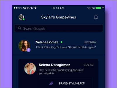 Grapevine celebrity design human interface guidelines ios squad