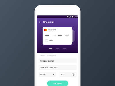 DailyUI 2 - Mobile Checkout