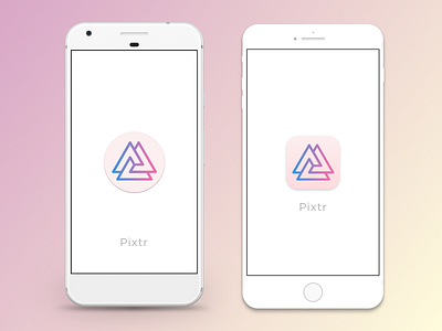 Daily Ui #005 - App Icon For Pixtr adaptive icon app icon iconography ios material design pixel style pixtr wallpaper