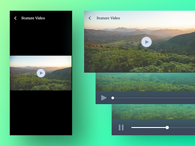 States for FullScreen Video Playback - Vertical & Landscape mobile playback responsive design states video