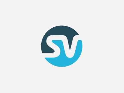 SV icon logo mark symbol