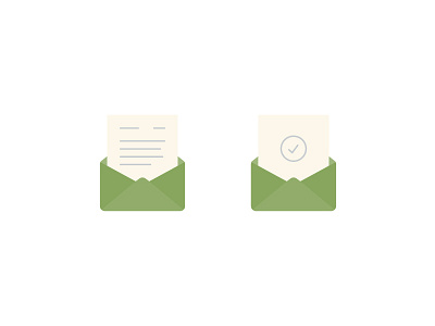 Contact & Confirm confirmation contact email envelope icon illustration letter mail