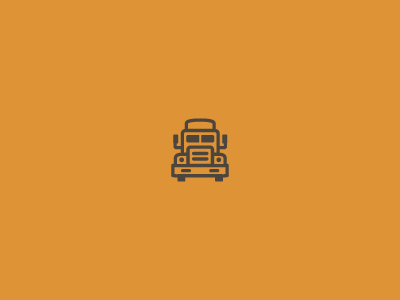 Truckin' icon semi transportation vector vehicle