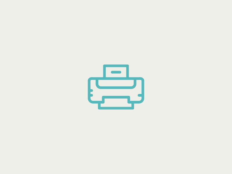 Printer by Nicholas Burroughs on Dribbble