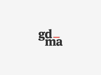 gd_ma education graphic design identity logo monogram school typography