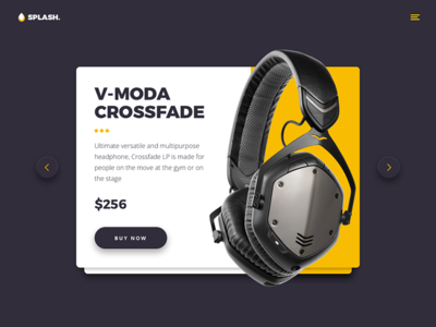 Splash UI #1 - Product Card