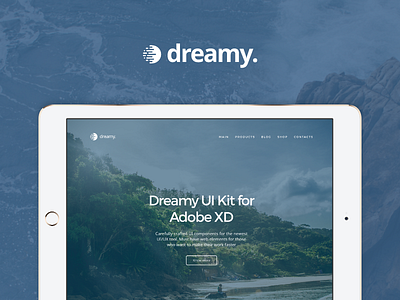 Dreamy UI Kit for Adobe XD