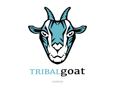 Tribal Goat Logo branding clean design illustration logo logos vector