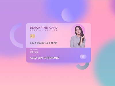 CreditCard Membership Design For Blackpink Fanbase blackpink credit card design graphic design illustration membership card