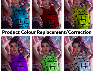 PRODUCT'S COLOUR REPLACEMENT/CORRECTION