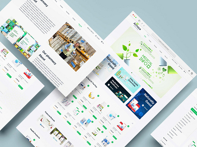 A website for a pharmacy design graphic design ui ux website