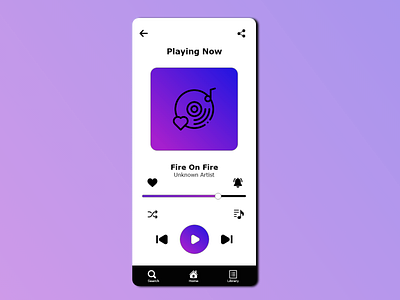 Music Player #DailyUI app design ui ux