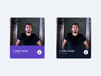 Daily UI #5 — Profile Card app dailyui design figma minimal ui user