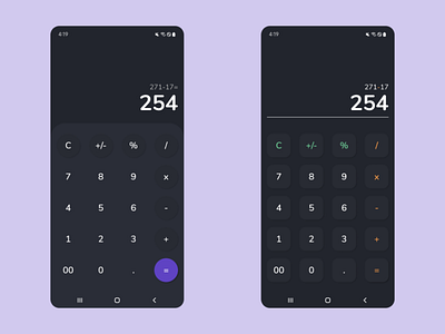 Daily UI #7 — Calculator