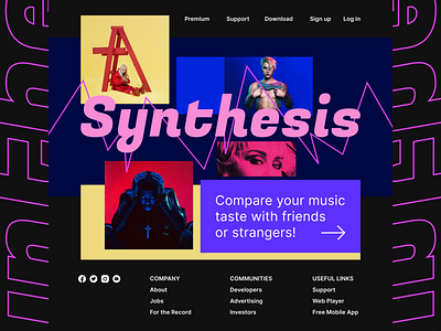 Music design web музыка сервис