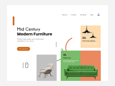 Modern Furniture ui Design