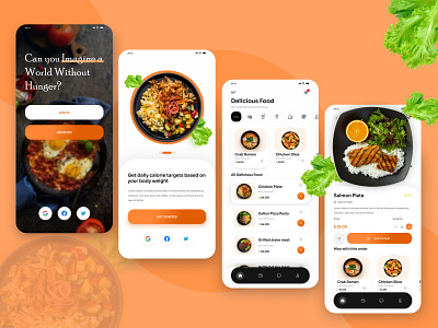 Food Order Ui/Ux Design Mobile Screen