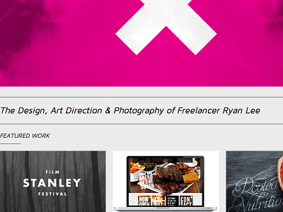 New site launched today art direction design new site photography portfolio website