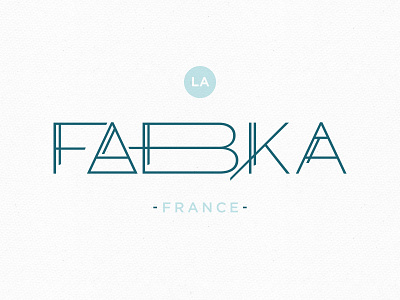 LaFabka art collective fabrication france industrial logo