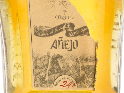 Tequila Label labels typography