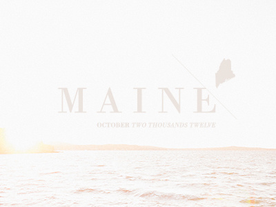 Mainedribbble maine photography travel