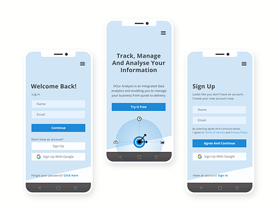 UI Design - SaaS App User Sign In